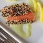 Menu55 - Baked salmon in Sesame