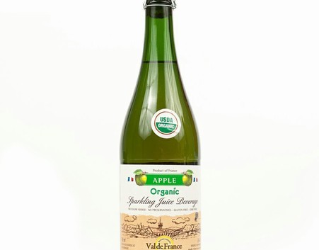 Menu55 - Cider 0,75l Val de France - nealkoholický (malina, broskev, jablko)