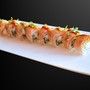 Menu55 - Aburi spicy sake roll, 8ks